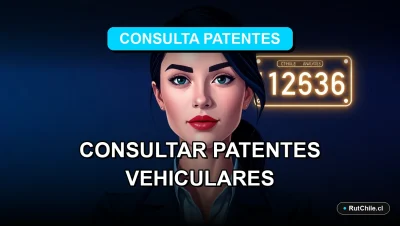 Ilustración premium sobre cómo consultar patentes de autos en Chile, comparando servicios digitales.