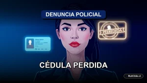 Ilustración premium sobre el proceso de denuncia por pérdida de cédula de identidad en Chile.