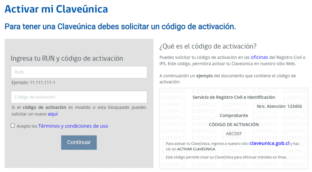 Cómo obtener la clave unica para Extranjeros.