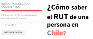Buscar el rut de un chileno