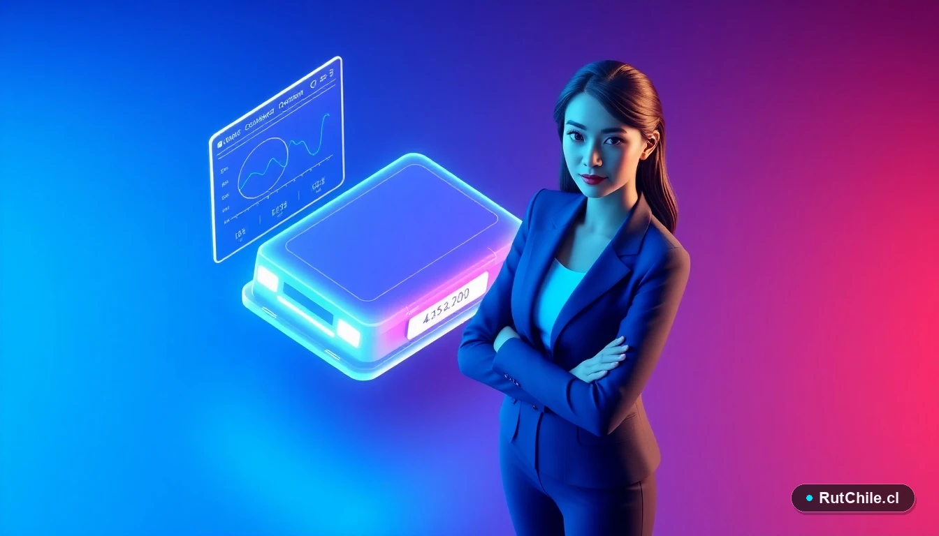 Ilustración 3D de analista de ciberseguridad comparando datos de patentes entre Autofact y Registro Civil en Chile.