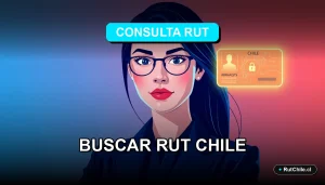 Ilustración profesional de una analista de ciberseguridad revisando datos de identidad digital en un entorno seguro.