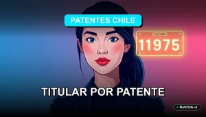 Ilustración digital premium sobre cómo consultar el dueño de un vehículo por su patente en Chile de forma legal y segura.