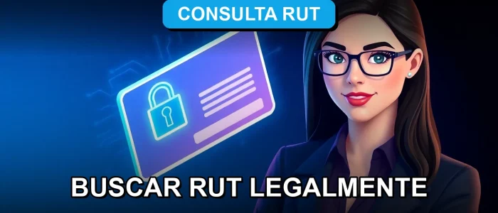 Ilustración profesional sobre cómo consultar un RUT en Chile de forma legal y segura, guía de ciberseguridad y protección de datos.